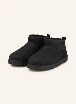 UGG: Чёрные ботинки  Ultra Mini