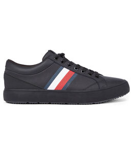 Tommy Hilfiger: Чёрные кроссовки 