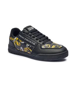 Versace Jeans Couture: Чёрные кроссовки 