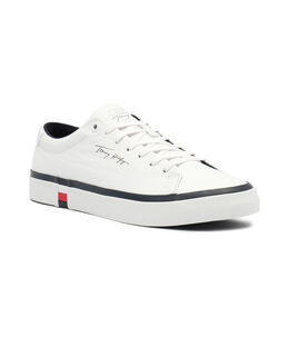 Tommy Hilfiger: Белые кеды 