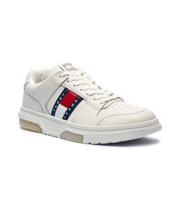 Tommy Jeans: Белые кроссовки 