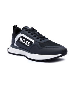 BOSS: Синие кроссовки 