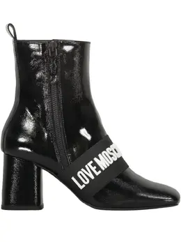 Love Moschino: Чёрные ботинки 