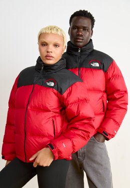 The North Face: Красный пуховик  1996 Retro Nuptse