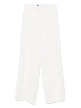 Mugler: Брюки с разрезом 