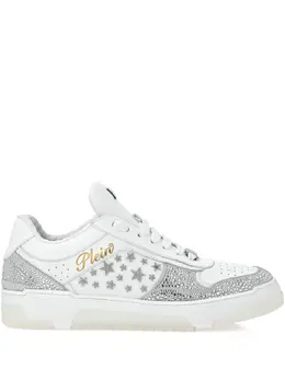 Philipp Plein: Белые кроссовки 