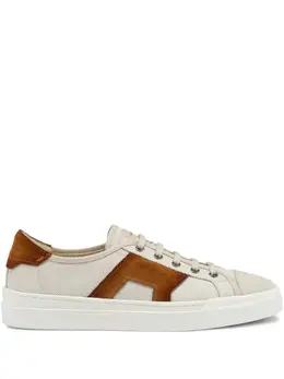 Santoni: Бежевые кроссовки 
