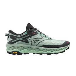Mizuno: Зелёные кроссовки 