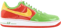 Nike: Зелёные кроссовки  Air Force 1