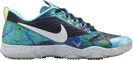 Nike: Синие кроссовки 