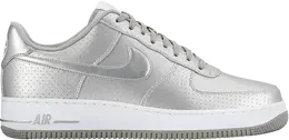 Nike: Серебристые кроссовки  Air Force 1 Low