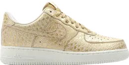 Nike: Золотые кроссовки  Air Force 1 Low