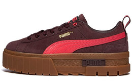 PUMA: Коричневые кроссовки  Mayze