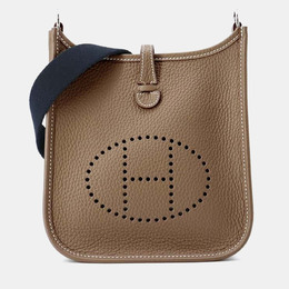 Hermes: Голубая сумка через плечо 