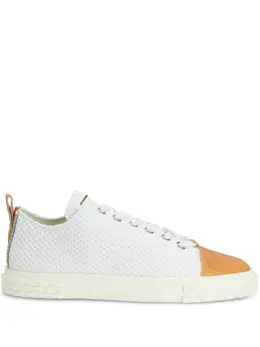 Giuseppe Zanotti: Белые кроссовки  Frankie