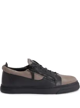 Giuseppe Zanotti: Чёрные кроссовки  Frankie