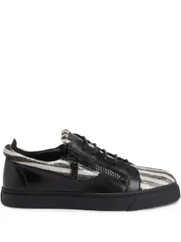 Giuseppe Zanotti: Чёрные кроссовки  Frankie