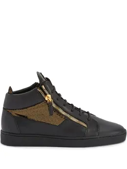 Giuseppe Zanotti: Чёрные кроссовки  Kriss