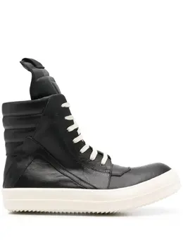 Rick Owens: Чёрные кроссовки  Geobasket