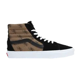 Vans: Коричневые кроссовки  Sk8-Hi