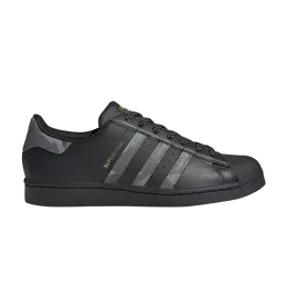 Adidas: Чёрные кроссовки  Superstar