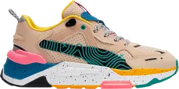 PUMA: Коричневые кроссовки  Fashion