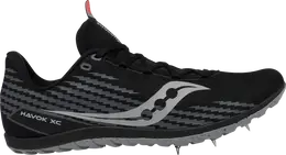Saucony: Чёрные кроссовки 