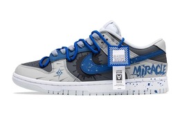 Nike: Синие кроссовки  Dunk