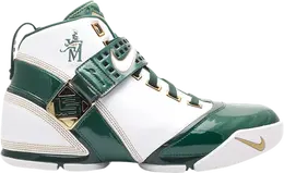 Nike: Зелёные кроссовки  Zoom Lebron 5
