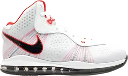 Nike: Белые кроссовки  Lebron 8