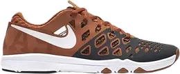 Nike: Оранжевые кроссовки 