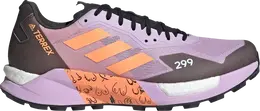 Adidas: Фиолетовые кроссовки  Terrex