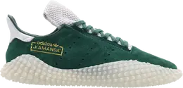 Adidas: Зелёные кроссовки  Kamanda