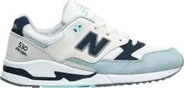New Balance: Белые кроссовки  530