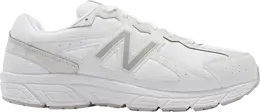 New Balance: Белые кроссовки 