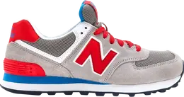 New Balance: Светлые кроссовки  574