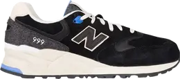 New Balance: Чёрные кроссовки 