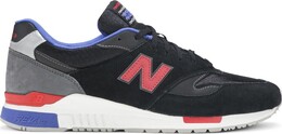 New Balance: Чёрные кроссовки 