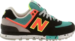New Balance: Чёрные кроссовки  574