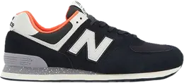 New Balance: Чёрные кроссовки  574