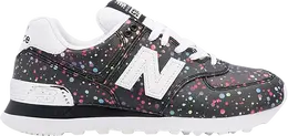 New Balance: Чёрные кроссовки  574