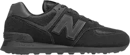 New Balance: Чёрные кроссовки  574