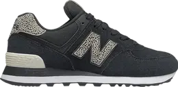 New Balance: Чёрные кроссовки  574