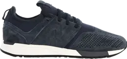 New Balance: Синие кроссовки 