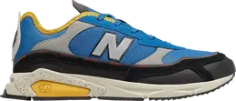 New Balance: Голубые кроссовки  X-Racer