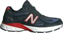 New Balance: Синие кроссовки 