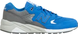 New Balance: Синие кроссовки 
