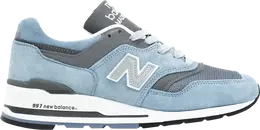 New Balance: Голубые кроссовки  997