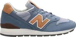 New Balance: Синие кроссовки  996
