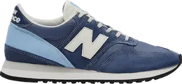 New Balance: Синие кроссовки 